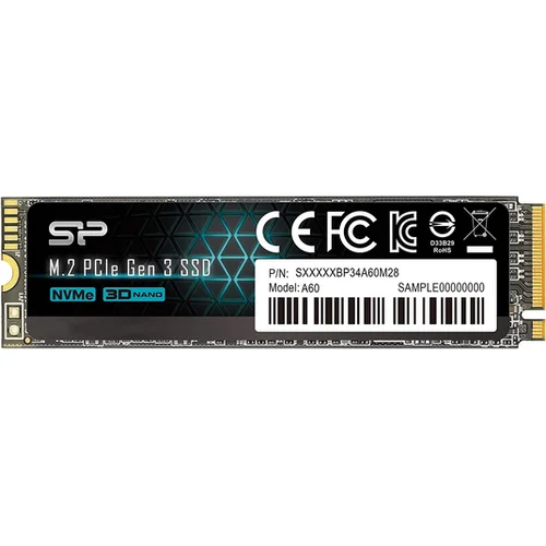 Silicon Power SSD P34A60 512GB M.2 PCIe SP512GBP34A60M28