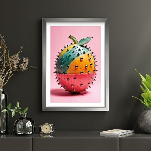 WALLXPERT Dekorativna uramljena slika, 38x53cm, Šarena Cene