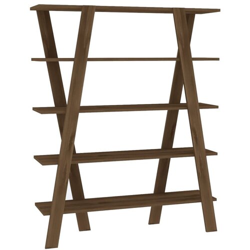 Kalune Design Smeđa polica za knjige u dekoru oraha 120x150 cm Conde - Cijene
