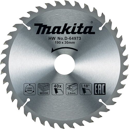 Makita rezni list za drvo TCT 190x30mm 40z D-64973 Cijene