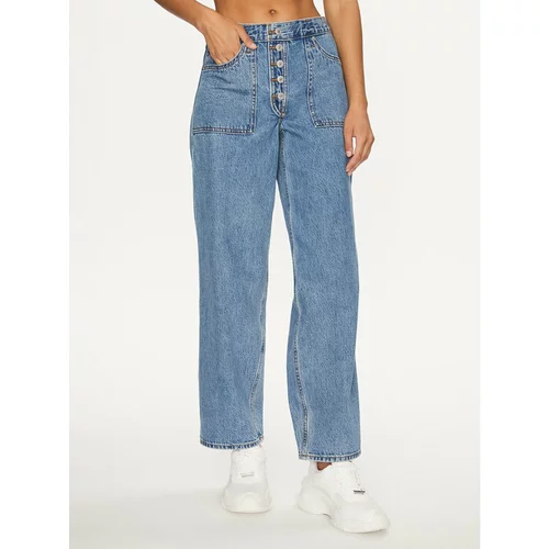 Levi's Jeans hlače Reversible Baggy Dad A5928-0000 Modra Baggy Fit