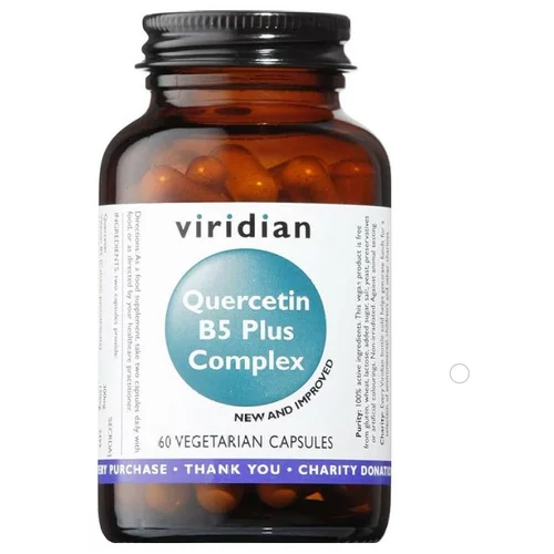 Viridian Nutrition Kvercetin B5 plus kompleks Viridian (60 kapsul)