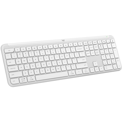 Logitech SIGNATURE SLIM WIRELESS KEYBOARD K950 - OFF WHITE - US INT&amp;#039;L - 2.4GHZ/BT - INTNL-973 920-012466 Slike