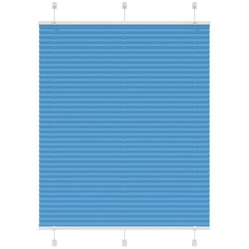 vidaXL Plisirana zavjesa Plava 105x100 cm &Scaron;irina tkanine 104 4 cm Poliester - Plava 105 x 100 cm Cijene