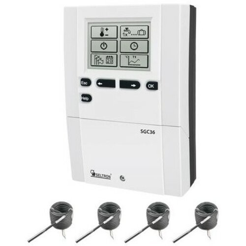 Seltron diferenčni regulator Promatic SGC36HV, s 4 tipali TF/Pt Slike