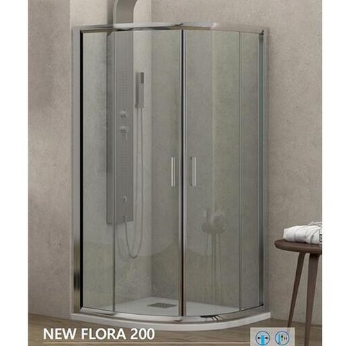 Karag polkrožna tu&scaron; kabina New Flora 200, 80x80x170cm, TKNFL20080 Cene