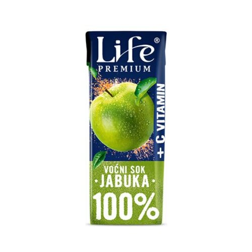 Nectar life premium sok jabuka sa vitamin c 0.2L brik Slike
