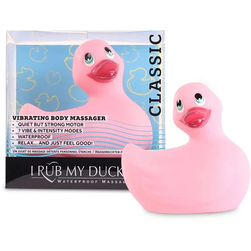 Big Teaze Toys My Duckie Classic 2.0 - vodootporni vibrator za klitoris razigrane patke (ružičasti)