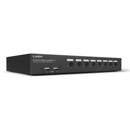 Lindy 8 Port DisplayPort 1.2, USB 2.0 and Audio KVM Switch Cene