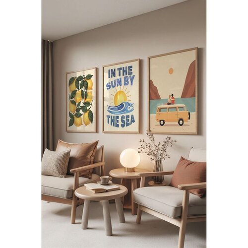 WALLXPERT &Ccedil;-300850 - 5070 Vi&scaron;enamenski set dekorativnih slika (3 komada) Cene