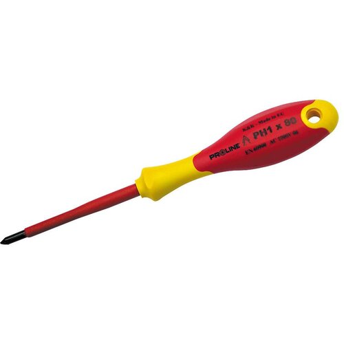 Profix Tehnički odvijač, PH1/80, Krstasti, Crveno-žuti Cijene