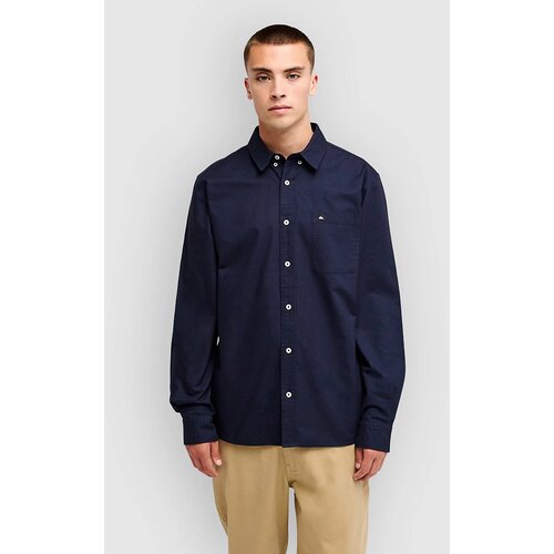 Quiksilver Smoke Trail Oxford Shirt dark navy Slike