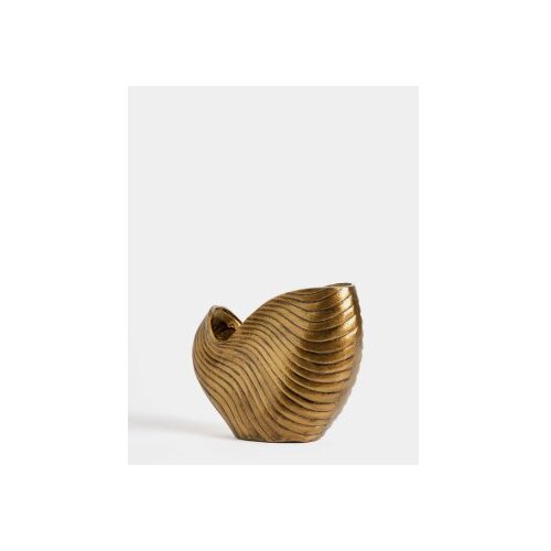 Aberto Design Dekorativna figura &amp;Scaron;koljka, 9x23x28cm, Zlatna boja Slike