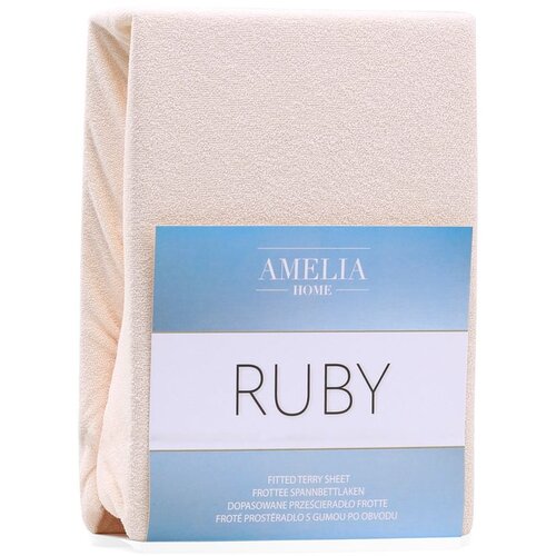 AmeliaHome Plahta s gumom Ruby 180-200x200 cm, bež Cene
