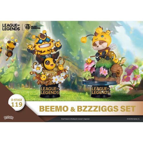 BEAST Huante Kingdom - League Of Legends - DS-119 Beemo &amp;amp; Bzzziggs Diorama 6 Set, (21255857) Slike