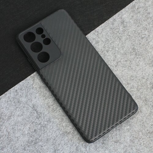  maska Carbon fiber za Samsung G998B Galaxy S21 Ultra crna Cene