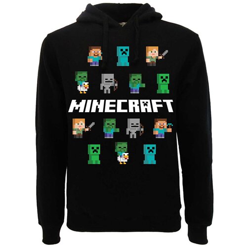 Minecraft Creeper pulover sa kapuljačom za dječake Slike
