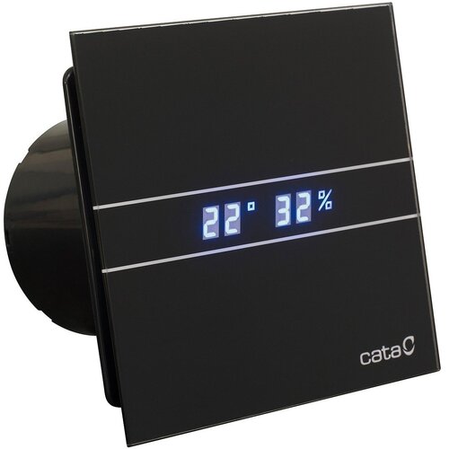 Cata Ventilator E 120 GTH BK timer hygro black Cene