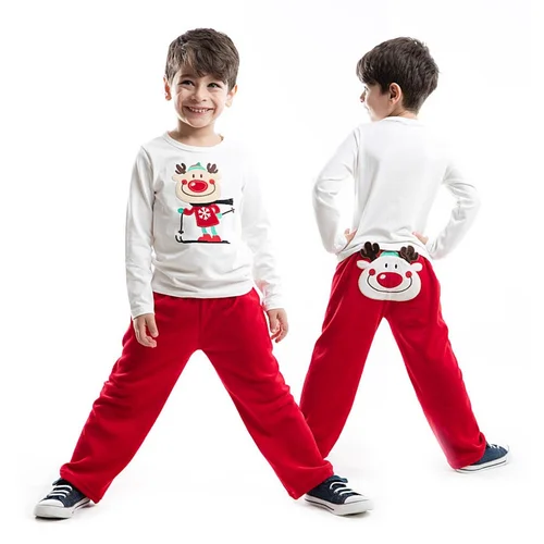 Denokids Deer Velvet Men's Suit