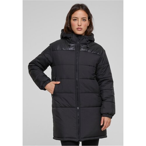 Urban Classics Women&amp;#039;s Hooded Coat Mixed Black Slike