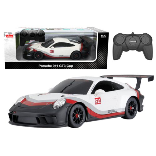 Rc automobil 1:18 Rastar Porsche 911 GT3, bijelo-sivi Cene