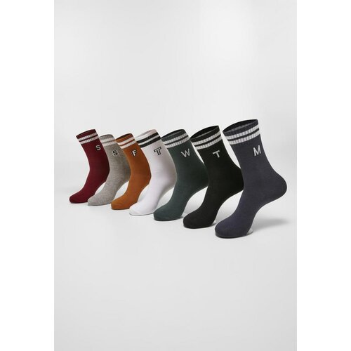 Urban Classics college letter socks 7-Pack multicolor Cene