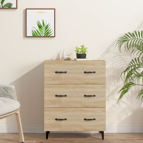 The Living Store Komoda sonoma hrast 69,5x34x90 cm inženirski les - Komoda, (21663208) Cene