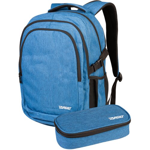 Target Šolska torba za 2 triado URB-X Melange Blue 28716 Cene