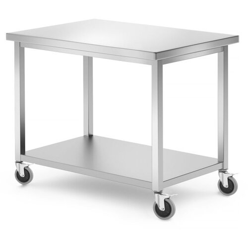 Hendi Mobilni sto sa policom – sa šrafovima, dubina 700 mm, Kitchen Line, 1000x700x(H)850mm Cene