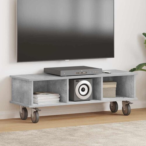 TV stalak Betonski sivi 100 x 35 x 35 cm Konstruirano drvo Cijene