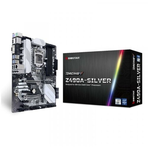 Biostar 1200 Z490A-Silver HDMI/DP/VGA/M.2 matična ploča Slike