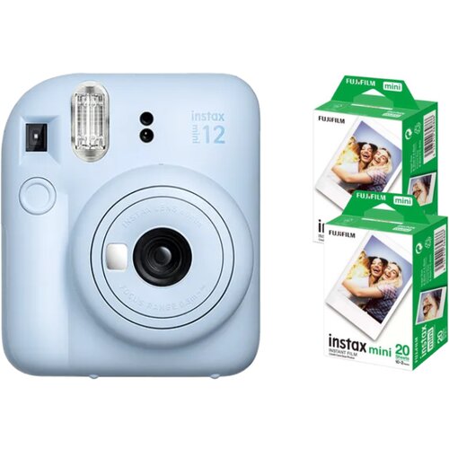 Fujifilm fotoaparat instax mini 12 + 2 filma pastel blue bundle Slike