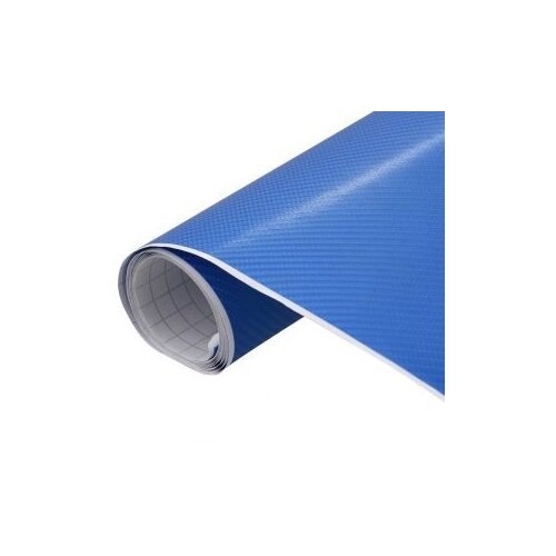  FOLIJA VANJSKA CARBON PLAVA 1.52X1m Slike