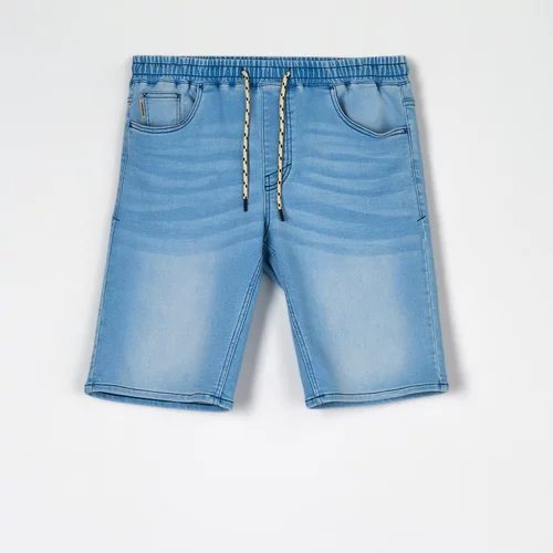Sinsay - Kratke hlače jogger iz džinsa - Modra