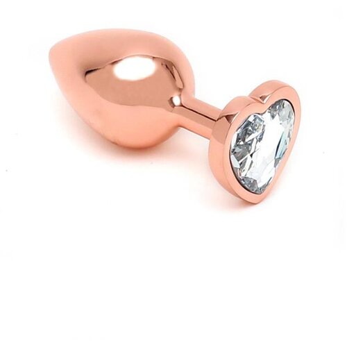  Analni vtič s srčnim draguljem Pisa Rose Gold, (21078302) Slike
