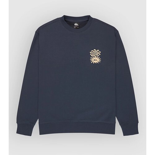 Quiksilver Salt Water Graphic Crew Pulover dark navy Slike
