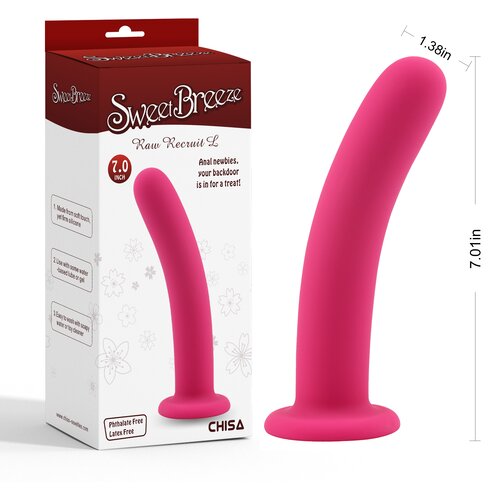 RAW Recruit L roze silikonski dildo sa vakuumom &amp;mdash; 17,8 cm &amp;mdash; CN 544073587 Slike