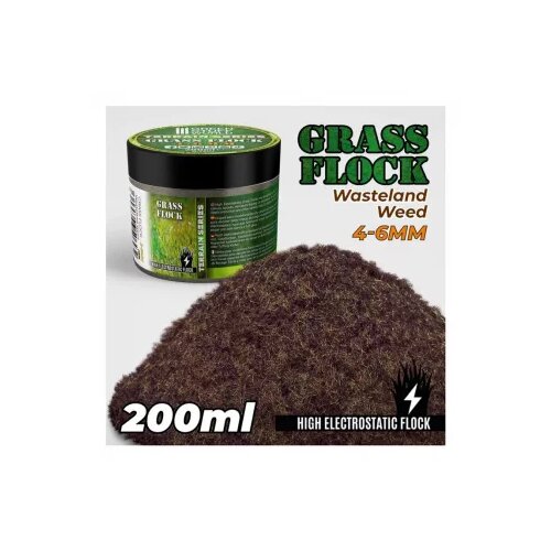 Green Stuff World grass flock - wasteland weed 4-6mm (200ml) Cene