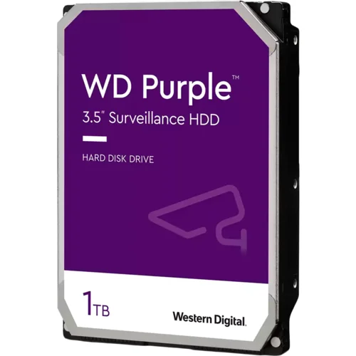 Western Digital HDD AV WD Purple (3.5”, 1TB, 64MB, 5400 RPM, SATA 6 Gb/s)