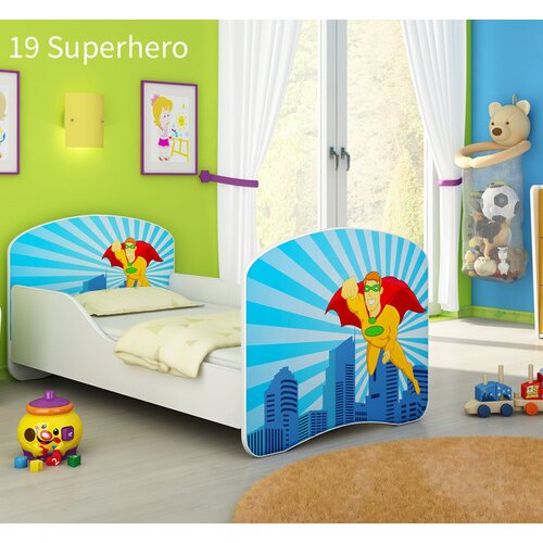  Otro&scaron;ka postelja ACMA z motivom 160x80 cm 19 Superhero Cene