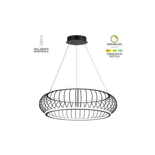  forma led viseća lampa F2075-40V bk Slike