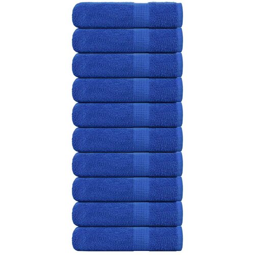 vidaXL Brisače za roke 10 kos modra 50x100 cm 360 g/m² 100% bombaž Cene