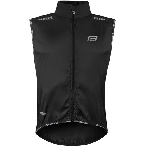 FORCE TEXTIL Prsluk FORCE V48, windstopper, crni S Cene