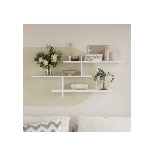 Hanah home Zidna polica Genoa White Cene