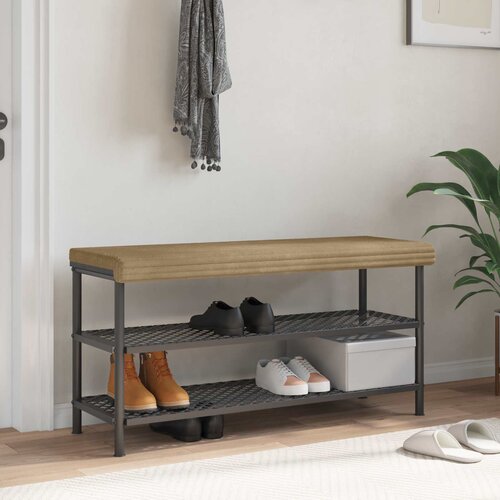  Jastučić za klupu Pli&scaron;ani kord Sivosmeđa Dubina 35 cm Cijene