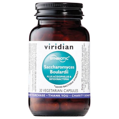 Viridian Nutrition Probiotiki Saccharomyces Boulardii Viridian (30 kapsul) Slike