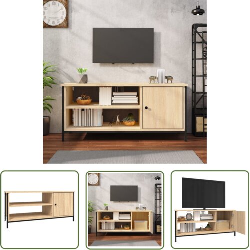 The Living Store TV omarica sonoma hrast 100x40x45 cm inženirski les - TV Omarica, (21738377) Cene