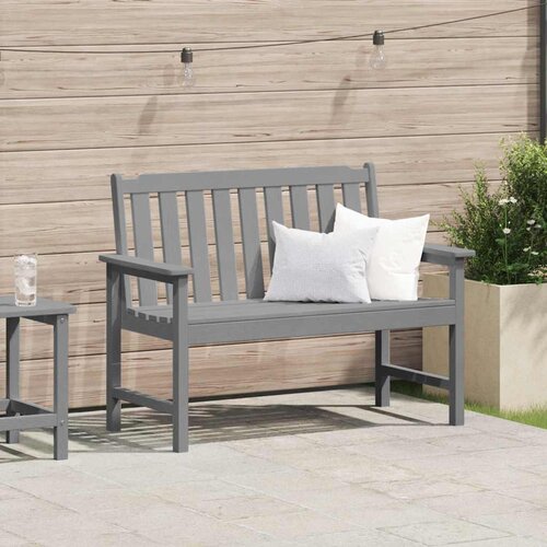  Vrtna klupa Svijetlo siva 120 x 59 x 88 cm HDPE Cene