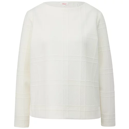 s.Oliver Sweater majica ecru/prljavo bijela