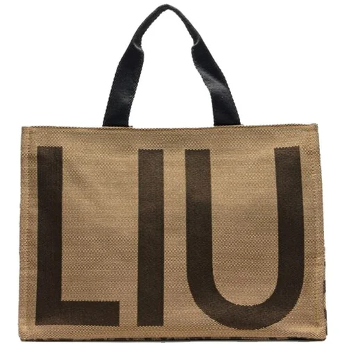 Liu Jo TOTE LOGO ANIMALIE Smeđa